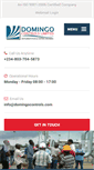 Mobile Screenshot of domingocontrols.com